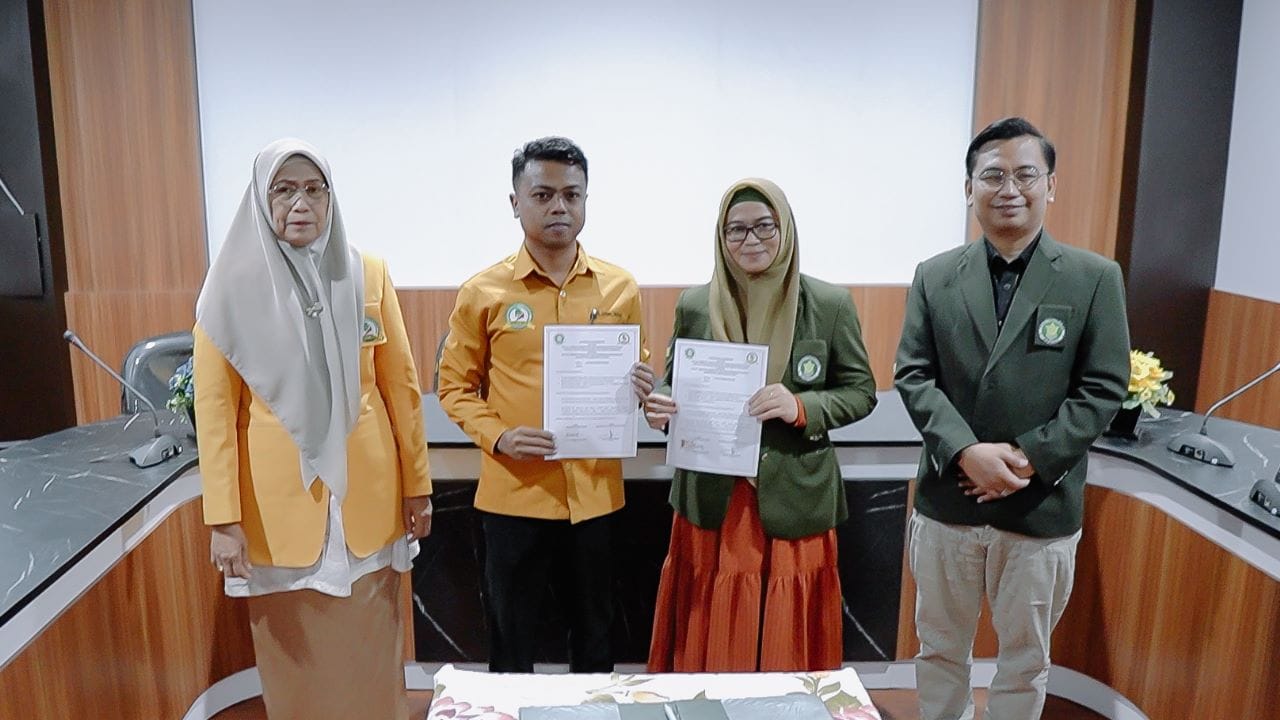 Kerjasama LPPM UNIPOL dengan LP3M STIE AMKOP Makassar